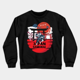 Colorful manga-style Japanese Samurai anime Character design Crewneck Sweatshirt